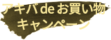 アキバdeお買い物キャンペーン